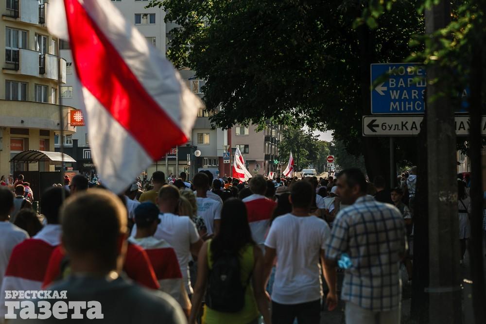 Мирная акция протеста в Бресте 30 августа 2023 года