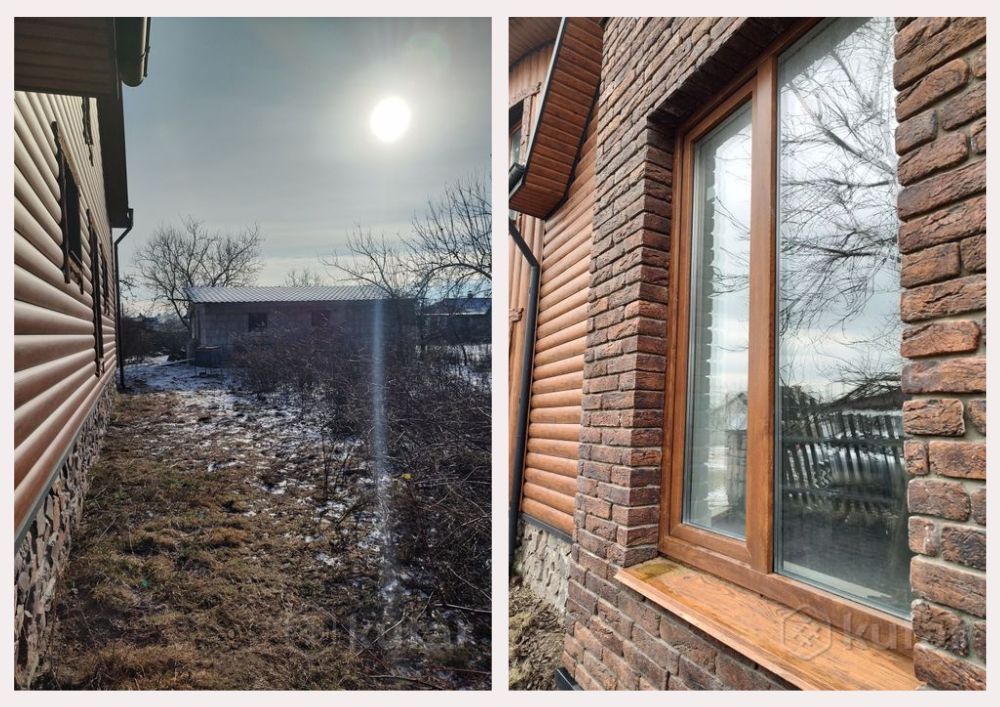 Кирпичная кладка на фасаде дома.