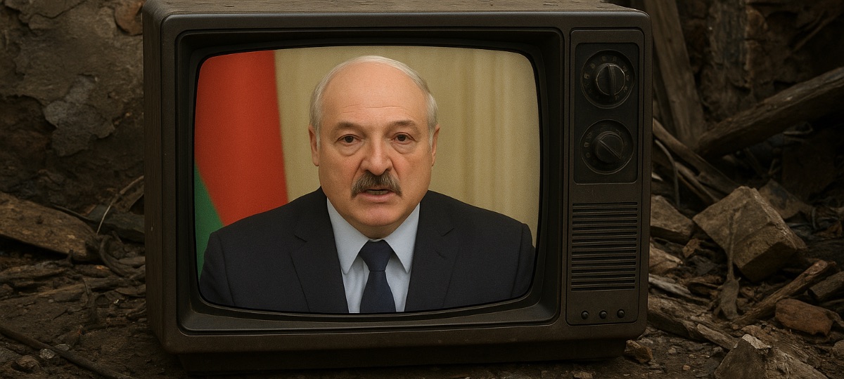 Лукашенко в телевизоре