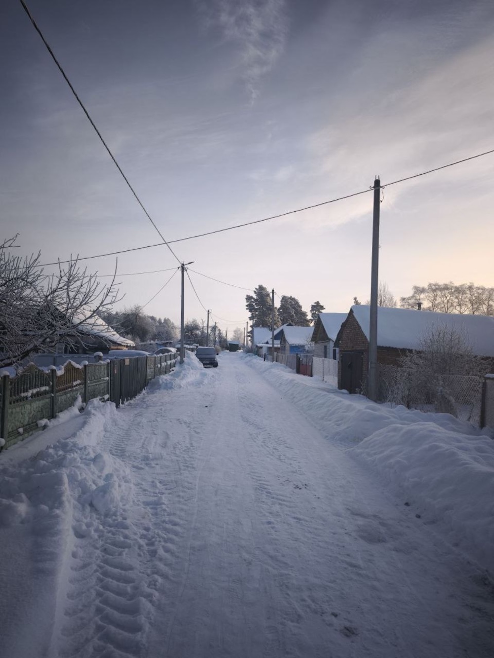 Жилые дома по ул. Ленинской в деревне Ганцевичи Борисовского района. 